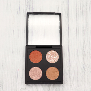 Palette de fard à paupières de maquillage vide Choisissez une couleur quantité minimale de commande <span class=keywords><strong>bas</strong></span> DIY Palette de fard à paupières 4 couleurs Private Label - Product Image 1