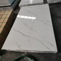 Plaque de PVC imitation marbre Guangmei 1220*2440*3mm haute résistance, recyclable, anti-âge, service de découpe, panneau résistant aux UV