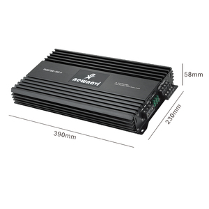 Amplificateur de <span class=keywords><strong>voiture</strong></span> Newnavi de <span class=keywords><strong>petite</strong></span> taille 100Wx4CH classe AB avec crossovers, 10-16V DC, garantie de 6 mois, utilisation sous le siège, fréquence 10Hz-20kHz - Product Image 3