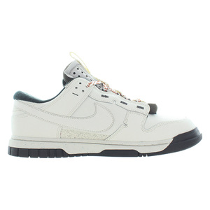 Nike รองเท้า Air Dunk สำหรับผู้ชาย, รองเท้า unisex สไตล์สปอร์ตย้อนยุค phantomy/ Phantom/ตาข่ายสีดำใส่สบาย-100% ของแท้ - Product Image 4
