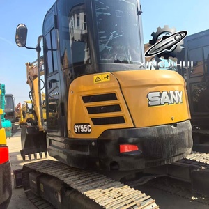 Excavadora Usada Sany 55C, Marca Japonesa Original, 5.5 Toneladas, Modelo 2022, Tamaño Grande, con Orugas de Goma - Product Image 6