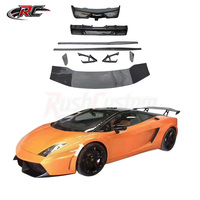 Kit carrosserie en fibre de carbone style DMC pour Lamborghini Gallardo : pare-chocs avant, jupes latérales, diffuseur arrière, spoiler.