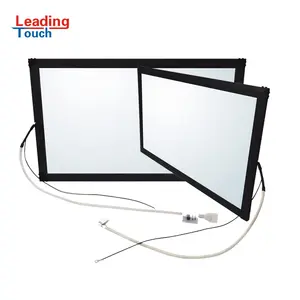 Dustproof Frame transparent touch glass 21.5 inch SAW Touch Panel with USB controller Plug and Play Touch Screen Kit