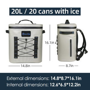 Biểu tượng tùy chỉnh cách điện chèo thuyền nổi Dã Ngoại TPU kín mềm túi nước đá hoàn toàn không thấm nước mát Ba lô cho cắm trại câu cá - Product Image 2