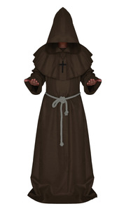 Trang Phục Halloween Áo Choàng Nhà Thờ Thiên Chúa Giáo Và Tu Sĩ Thời Trung Cổ Cho Người Lớn - Product Image 2