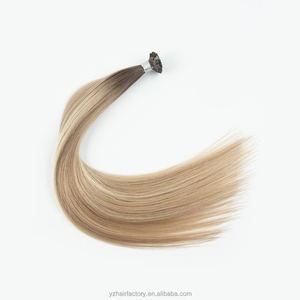 Nouvel Arrivage Extensions de Cheveux à Pointe Plate Double Drawn Cheveux Humains Vierges Russes Micro K Tip Extensions de Cheveux Humains à Kératine - Product Image 6