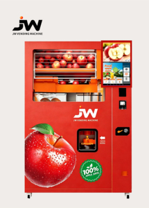 Máquina Expendedora de Jugo de Manzana JW, Máquina Expendedora de Fruta Fresca con Monedas, Tarjetas y Billetes, Autoservicio con Pantalla Táctil de 22 Pulgadas - Product Image 2