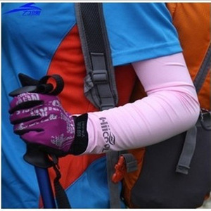 Manchons de cyclisme Antuke blancs unisexes anti-UV pour adultes, protection pour les sports de plein air - Product Image 2