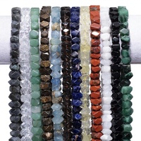 Perles de jade colorées et vibrantes de 6 à 10 mm, perles lâches polies de forme irrégulière, pour la création de bijoux faits à la main, bracelets, colliers, artisanat