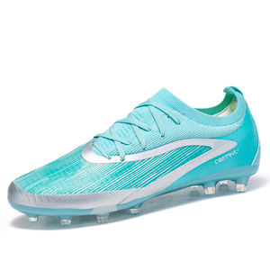 Chaussures de football pour hommes à crampons longs, semelle KPU, en maille respirante, personnalisées ODM pour grands <span class=keywords><strong>enfants</strong></span> et adultes - Product Image 2