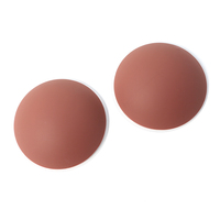 Coussinets d'allaitement en silicone de forme ronde améliorés de 8cm du fabricant Couvre-mamelons invisibles imperméables Pasties de mamelon sans couture