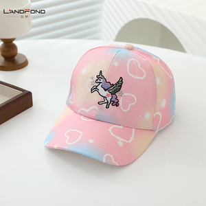 Landfond Broderie <span class=keywords><strong>Licorne</strong></span> Enfants Casquette de Baseball pour Filles Paillettes <span class=keywords><strong>Licorne</strong></span> Thème Casquette de Baseball - Product Image 5