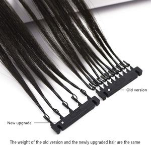 Top Elles Remy Haar verlängerungen 6D Haar 2. Generation Double Drawn Nagel haut intakt mit hoher Qualität - Product Image 5