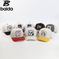 Gorra Trucker de Lona 100% Algodón con Malla, Serie Animales de Granja, Unisex, con Logotipo Personalizado Bordado, Moda Popular, Venta al por Mayor