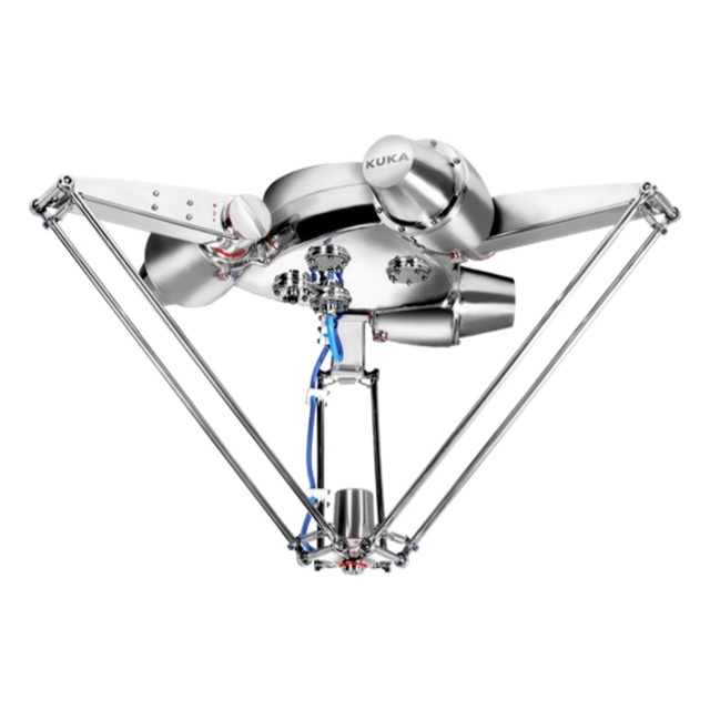 KUKA KR DELTA High-Speed Robot | 0.32s Cycle Time | IP67 Protection | PLC Core | 4-Axis | 3KG Payload | 1200mm Arm Length |