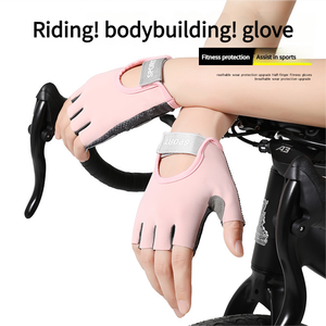 Guantes deportivos Unisex Fitness Ejercicio Entrenamiento Guantes de levantamiento de pesas para entrenamiento de gimnasia Guantes de medio dedo - Product Image 2