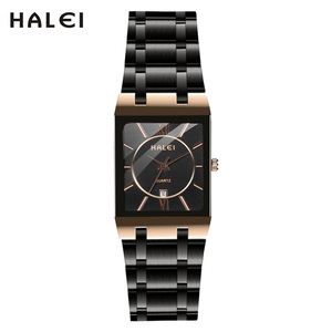Montre HALEI pour femme à quartz original, cadran bleu, affichage de la date, analogique, fermoir pliant, mouvement japonais à aiguilles, vente en gros en dropshipping - Product Image 4