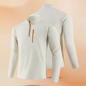 Venta al por mayor OEM impresión personalizada en blanco liso sublimación deporte gimnasio Quick Dri 100% poliéster Camiseta de manga larga - Product Image 5