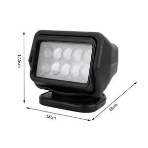 Chất lượng cao Điều Khiển Từ Xa LED Tìm Kiếm Ánh 50W Từ Xa Xe Marine Thuyền LED Ánh Sáng Trần Spotlight Ngoài Trời Tìm Kiếm Ánh Đèn