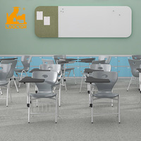Chaise de formation pour collège, université, école avec table d'écriture