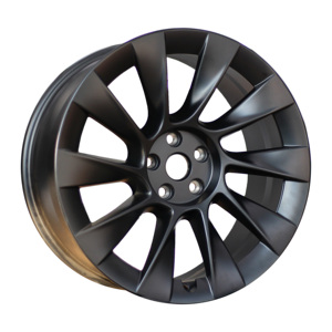 Nouvelles jantes en alliage d'aluminium forgé de 19 à 22 pouces 5X114.3 pour Tesla <span class=keywords><strong>Model</strong></span> 3/<span class=keywords><strong>Y</strong></span>/S Black Mesh Design Universal Fitment - Product Image 6