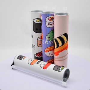 Emballage à emporter écologique personnalisé en papier kraft de qualité alimentaire pour sushi avec tube à sauce, riz, sashimi, <span class=keywords><strong>pizza</strong></span>, pain - Product Image 5