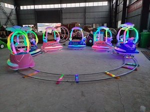 Trenino Elettrico Commerciale per Interni, in Fibra di Vetro e Plastica, per Parchi Cittadini, Giostre Educative per Bambini - Product Image 5