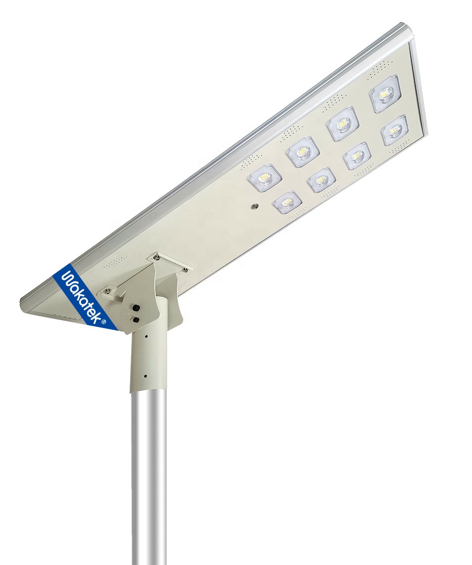 WAKATEK светодиодный фонарь Solaire интегрированный 60 Вт 80 Вт 100 Вт 150 Вт уличные фонари на солнечной батарее