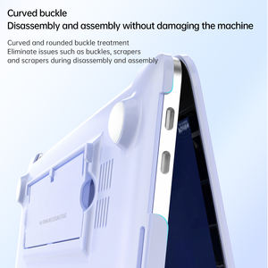 Custodia protettiva di nuovo Design custodia rigida opaca con supporto per la dissipazione del calore per <span class=keywords><strong>Macbook</strong></span> M1 <span class=keywords><strong>Pro</strong></span> Air 13 14 - Product Image 6