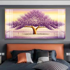 Peinture décorative de paysage pour salon, personnalisable et luxueuse, en porcelaine de cristal, style islamique musulman, nouvelle avec LED - Product Image 5