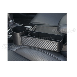 1/2 PIÈCES Organisateur de rangement noir pour l'espace entre les sièges de voiture, boîte de rangement et organisateur de poche pour SUV, pour l'organisation et le rangement - Product Image 4