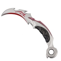 Couteau à griffes en mousse Valorant Reaver Karambit, arme inoffensive pour le jeu et le cosplay, à partir de 5 ans, unisexe