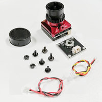 Kamera FPV Mini CMOS 1500TVL Lensa 2.1mm Tegangan 5V-20V PAL NTSC Dengan OSD Internal yang Dapat Disesuaikan untuk Drone Balap