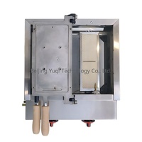 Machine à gaufres au gaz Yuqi, robuste, antiadhésive, en acier inoxydable, 4 pièces, pour usage domestique, neuve