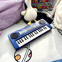 Customized Cross-Border New for Children's Electronic Keyboard 37 Keys Microphone Beginner Piano Instrument Musical Gift