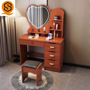 Modern Design <strong>Little</strong> Girl Bedroom Home Dressing <strong>Table</strong> Dressing <strong>Table</strong> with Mirror Dressing Room Desk - Product Image 6