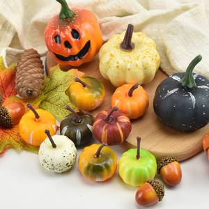 12pcs Foam Artificial Pumpkin Mini Set-Decorative Fake Pumpkins for Craft-Halloween Christmas Diwali Easter & Fall Holidays - Product Image 5