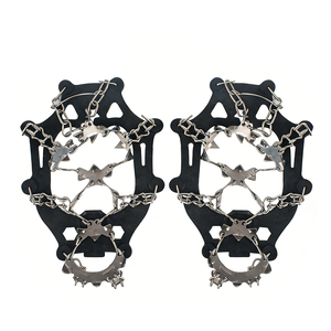 Ghiere Antiscivolo per Ghiaccio e Neve, 18 Denti in Gomma, Antivento Invernali Regolabili - Product Image 2