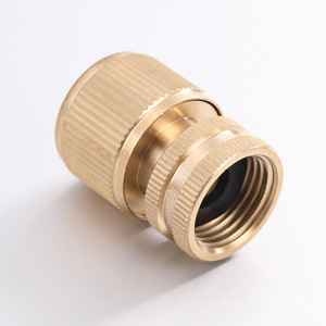 Adaptateur de robinet d'eau en laiton, filetage interne 1/2 pouces pour connexion de tuyau de machine à laver - Product Image 1