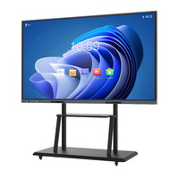 Pizarra Inteligente LCD 4K Interactiva de 46 Pulgadas con Pantalla Táctil de Dedo y Lápiz, Resistente al Agua IP65, para Enseñanza Escolar y Uso en Centros Comerciales