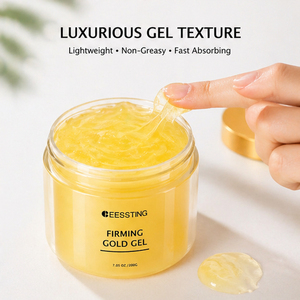Gel Or 24K Hydratant Intense Effet Resserre les Pores, Éclaircit les Imperfections, Rajeunit et Raffermit le Teint – Meilleure Vente - Product Image 3