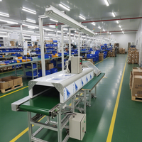 Convoyeur à bande de ligne d'assemblage personnalisé en usine chinoise résistant à la chaleur CE avec four à tunnel pour les usines industrielles et de fabrication