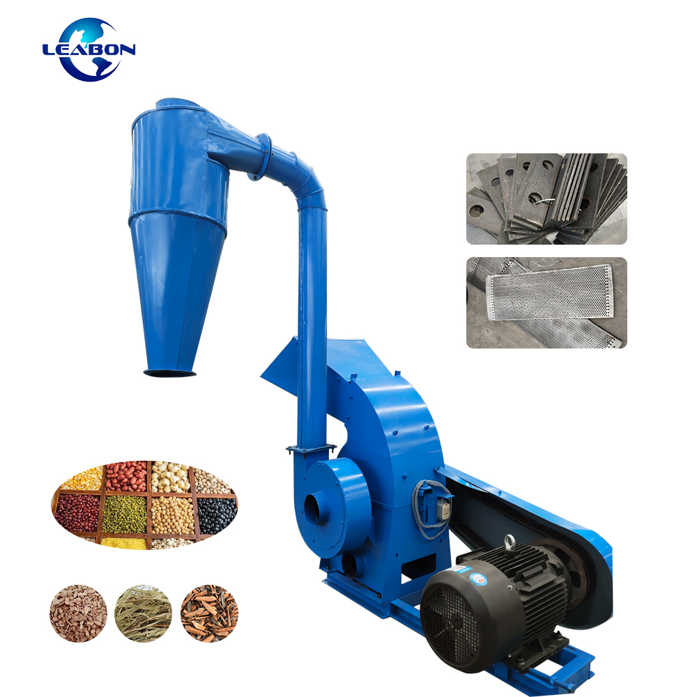Grain Grass Husk 9FQ Hammer Mill Feed Machine for Feed Production Corn Milling Machine Grinder
