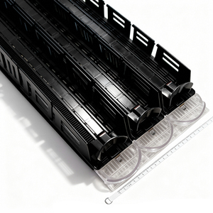 Hookei Drink Organizer Kühler Regal Glide <span class=keywords><strong>Gravity</strong></span> Roller Feed Flaschen schieber Getränkedose Getränke regal Drücker mit Kühlschrank teiler - Product Image 5