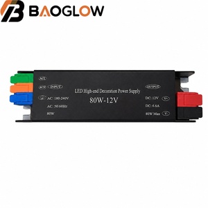 แหล่งจ่ายไฟแบบสวิตชิ่งบางเฉียบ AC 180-240V อินพุตเอาต์พุต 100W-400W แรงดันคงที่ สำหรับใช้ภายในอาคาร ไดรเวอร์ไฟ LED แถบ อะแดปเตอร์แปลงไฟ - Product Image 6