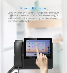 สมาร์ทโฟนระบบแอนดรอยด์หน้าจอสัมผัส 8 นิ้ว กล้องเป็นอุปกรณ์เสริม - Product Image 5