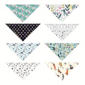 Pañuelo para Perro con Logotipo Personalizado, Color Sólido, Estilo Clásico, Toalla para Saliva de Mascotas, Pañuelo Triangular para Perro - Product Image 5