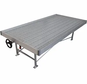 ABS Panels Indoor Hydroponics System Ebb And Flow Table Rolling Bench