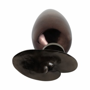 Vaso in Vetro Moderno con Finitura Metallica per Decorazione d'Interni e Elemento d'Accento per Soggiorno - Product Image 6