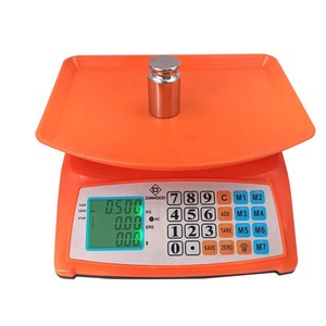 Oem richmoon 3016 Điện Kỹ Thuật số trọng lượng máy với kg/lb chuyển đổi 15-40kg Công suất OIML chứng nhận LCD giá quy mô - Product Image 6